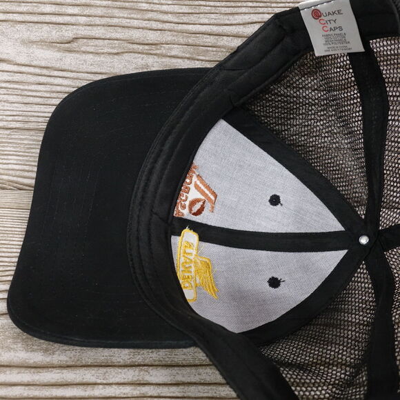 DEKALB CORN ASGROW LOGO FRAMING BLACK MESH VENTED SNAPBACK BASEBALL HAT CAP - Picture 7 of 8